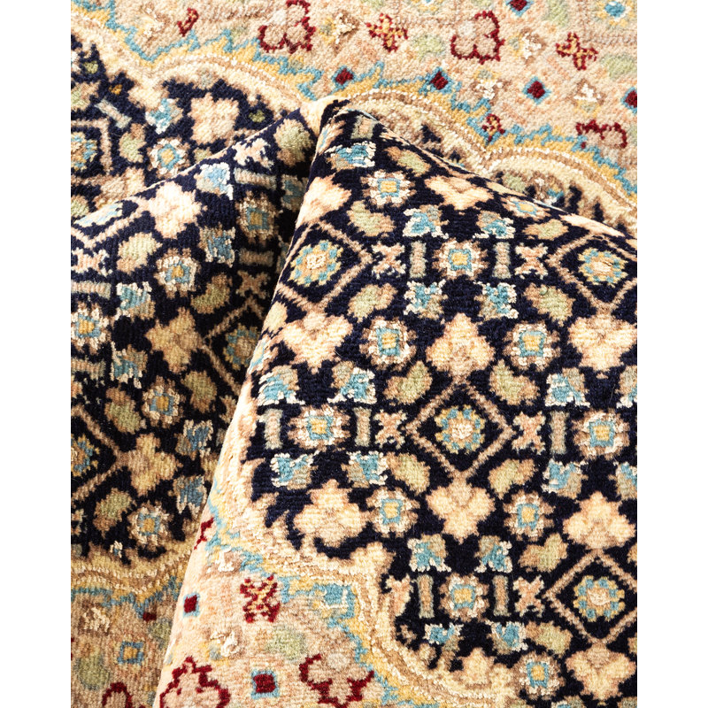Hayner One-of-a-Kind 8'1" X 10'5" 2010s Wool Area Rug in Blue