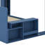 Lit de jour avec bureau amovible, tiroirs de rangement et table d'appoint hydraulique-1577858765-1577858770
