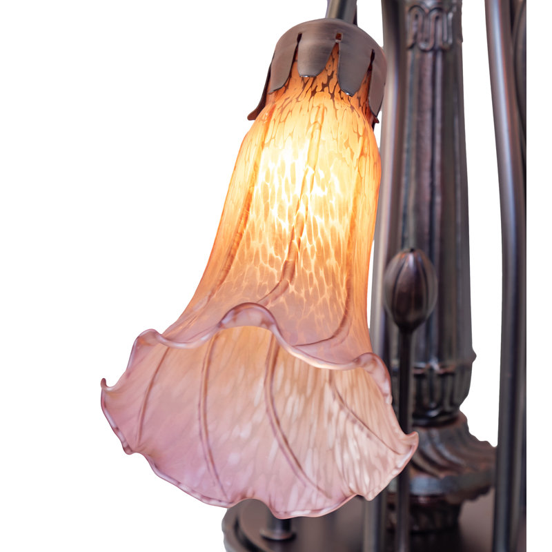 Hildigard 7 - Light Chandelier, Amber/Purple