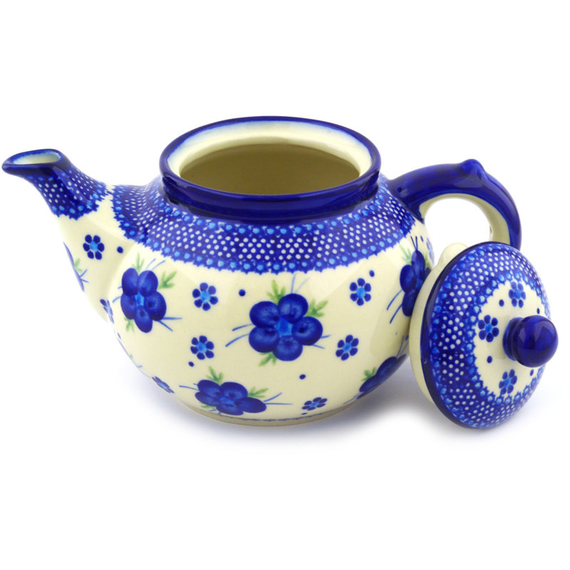 Théière en grès 1,63 Qt. Lacona Pottery