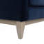 Chaise avec accoudoirs de style campagne moderne 36 po, velours performance bleu marine foncé-1708797730