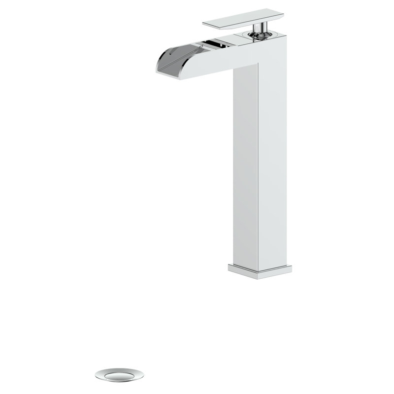 EagleFalls Contemporary Chrome Single Hole Bathroom Faucet