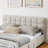 Queen Size Upholstered Bed, Upholstered Bed Frame, Chenille Fabric, With Headboard And Solid Bed Frame-120327539