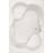 Makyla 75'' x 48'' Whirlpool Acrylic Bathtub-9228809-88694043