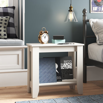 Table de bout avec rangement Weddel Basilico