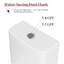 One-Piece Toilet 12" Rough-In, Elongated Bowl 1.1/1.6 GPF Dual Flush in White