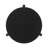 Round Wooden Coffee Table, Black