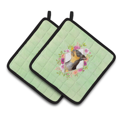 Ensemble de cuisinier poignée 2 pièces caroline trésors sheltie