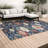 Machine Washable Indoor/Outdoor Chantille ACN2872 Floral Rug-1046230166-1046230253