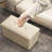 Faux Leather Ottoman-330047596