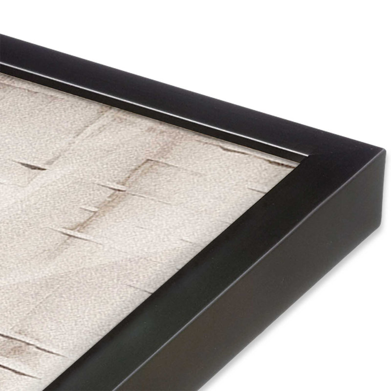 Tranquillité texturée II, Cadre simple en zinc patiné, H 15,25 po x l 12,25 po
