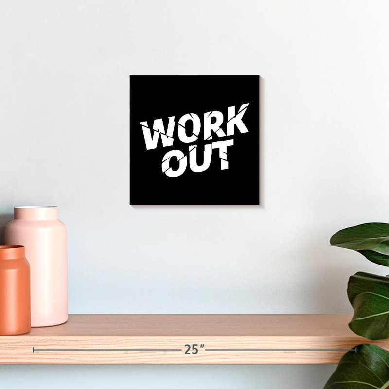 Entraînement typographique, H 10 po x l 10 po