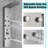 44.88 Shower Panel With Fixed Shower Head