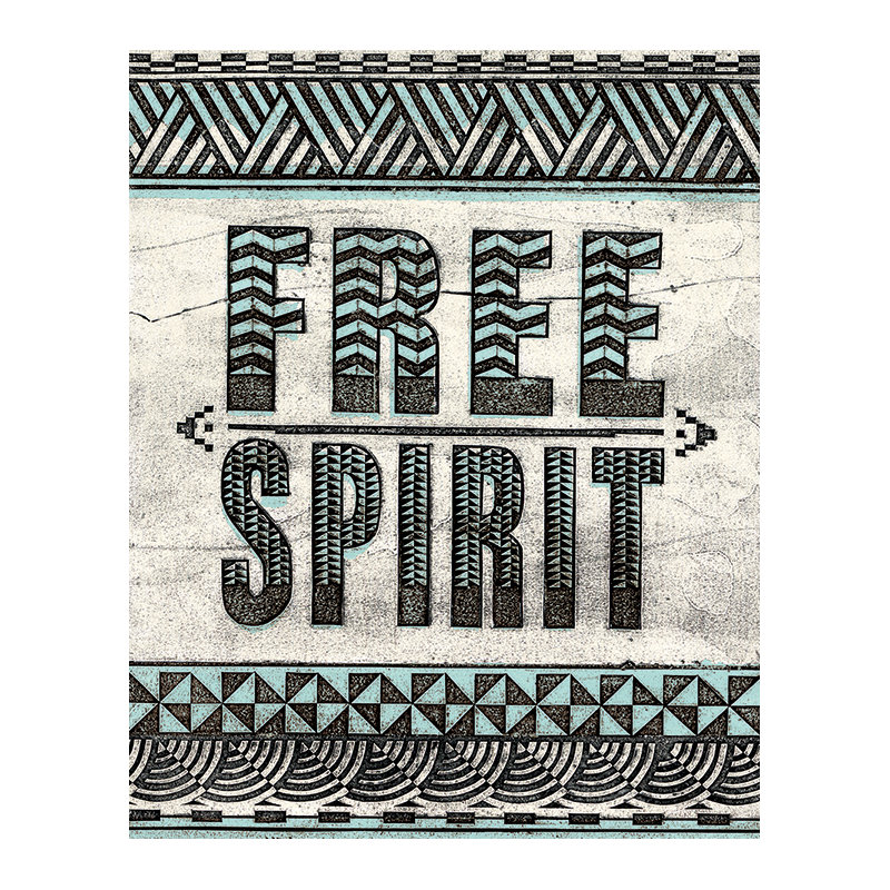 Free Spirit - Print on Canvas, Wrapped Canvas