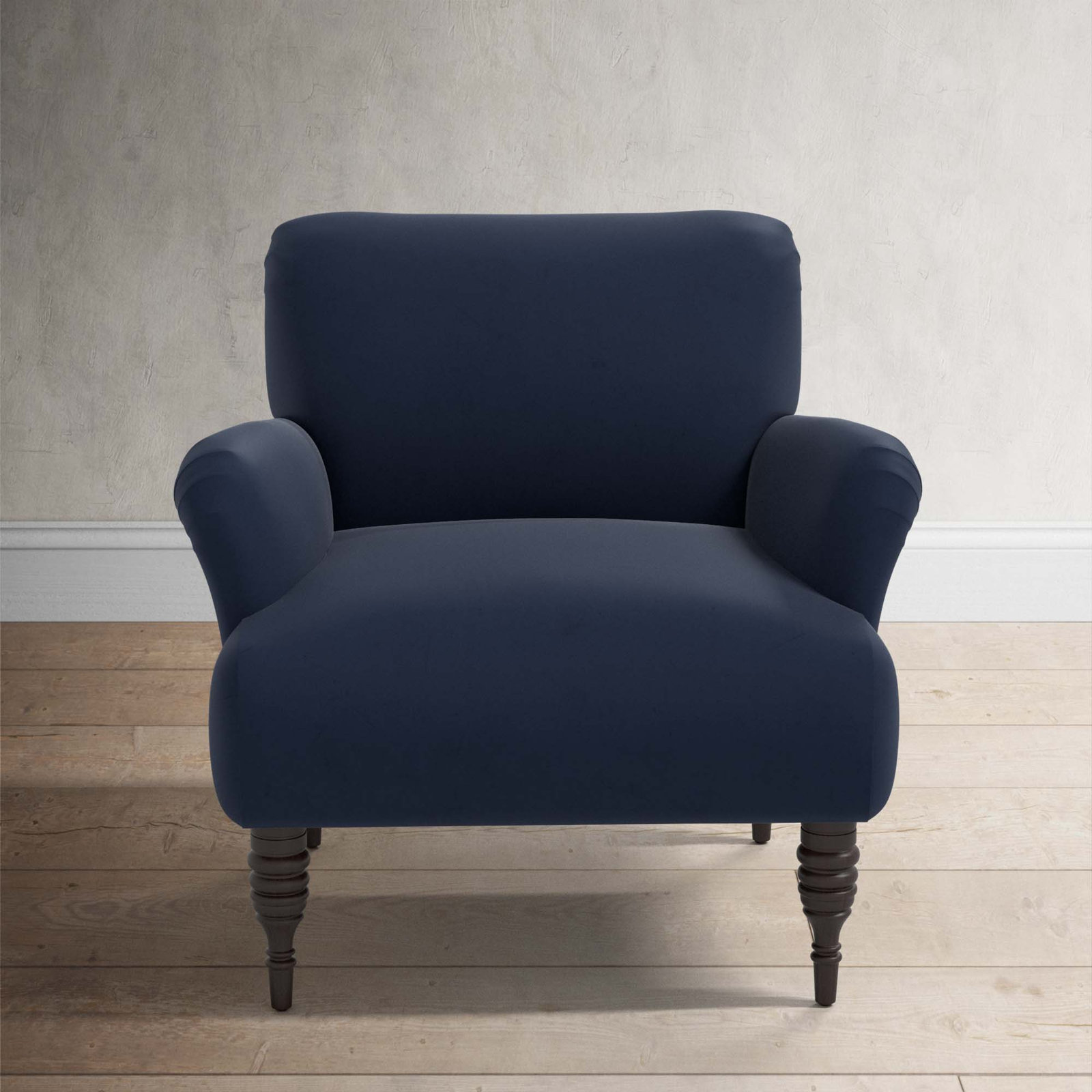 Allura Armchair, Classic Ink Performance Velvet
