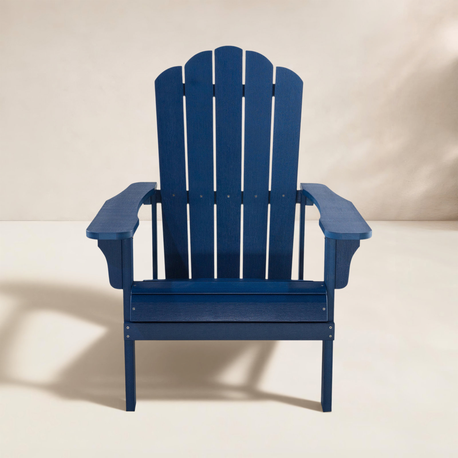 Clarence Outdoor Adirondack Chair, Blue