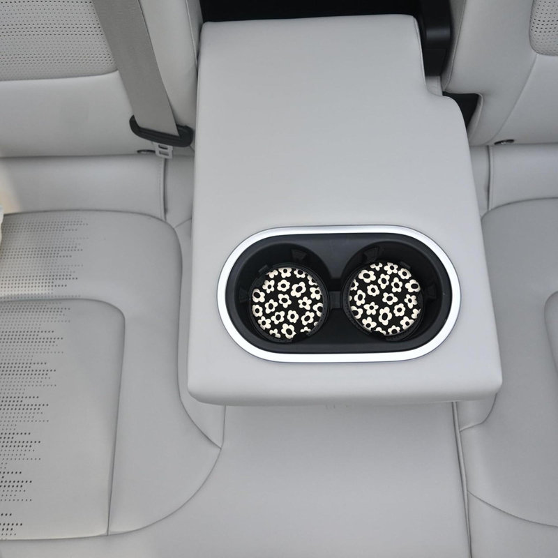 Ensemble de sous-verres de voiture absorbants pour porte-gobelets