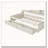 Wood Storage Daybed Frame With Side Bookshelves, Two Drawers, And Built-in USB Port-1123305504