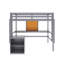 Lit mezzanine en bois avec tableau d'écriture-1060987375-1060987374