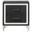 Malcolm Black 2-drawer Nightstand Bedside Table