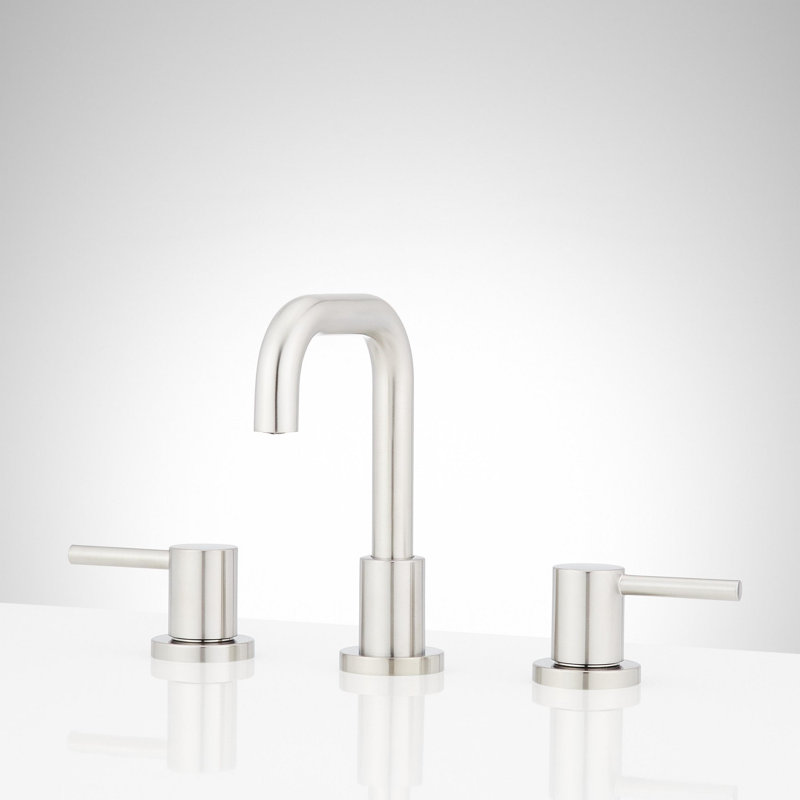 Lexia 1.2 GPM Widespread Bathroom Faucet, Brushed Nickel