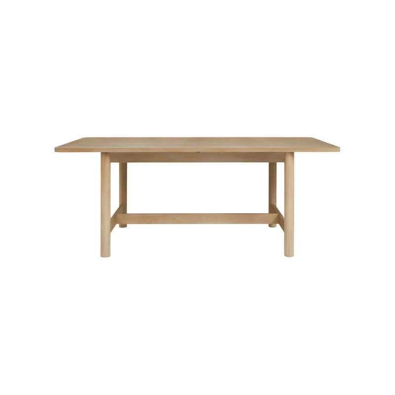 Cohle Pine Solid Wood Base Dining Table, Natural