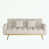 Tissu beige est en rupture de stock
