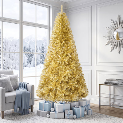 Champagne Gold Artificial Pine Christmas Tree