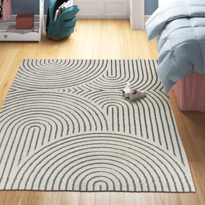 Barklay Geometric Machine Woven Rug