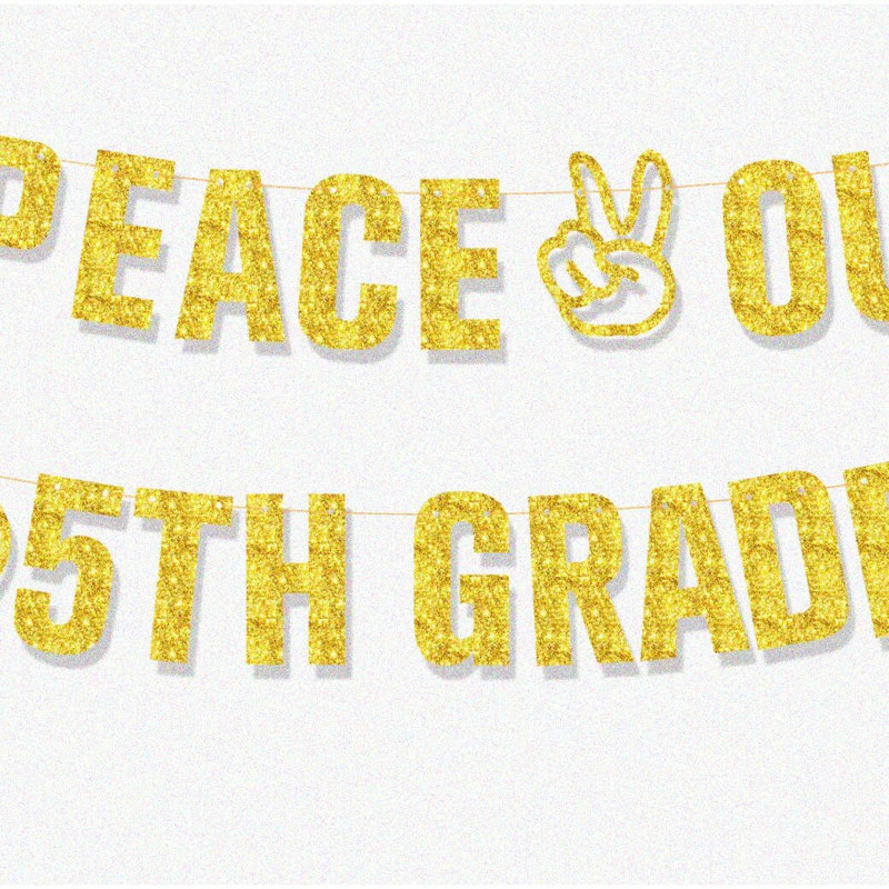 78ft Double-Sided Gold Star Garland, 6 Strings