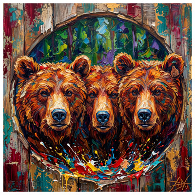 Trois couvertures Brown Bears