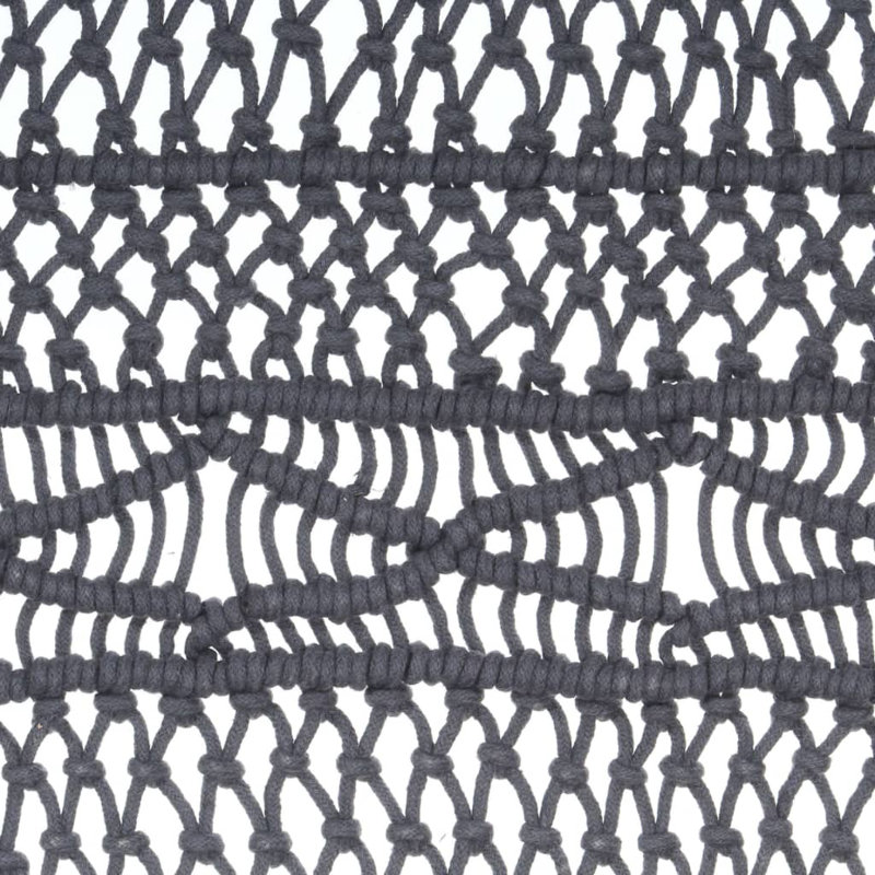 Lasseter Sheer Curtain Single Panel, Anthracite