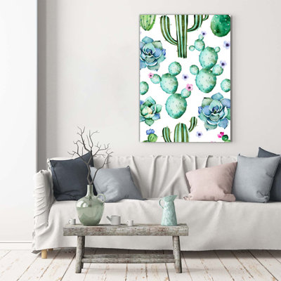 Cacti - Wrapped Canvas Print