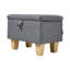 Artus 49cm Wide Rectangle No Pattern Ottoman with Storage-1176938660