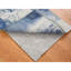 Tapis oriental mat 2 pi x 3 po ivoire denim bleu, 100% laine, motif abstrait noué à la main F67EF9C4227F4E148419373B66170897