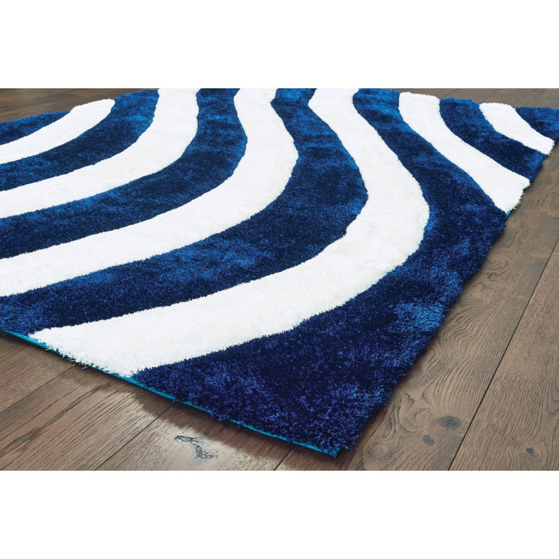 Fitts Abstract Indoor Rug, Rectangle 1'10" x 3'
