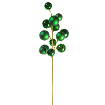  30" Gold Ball Ornament Spray.