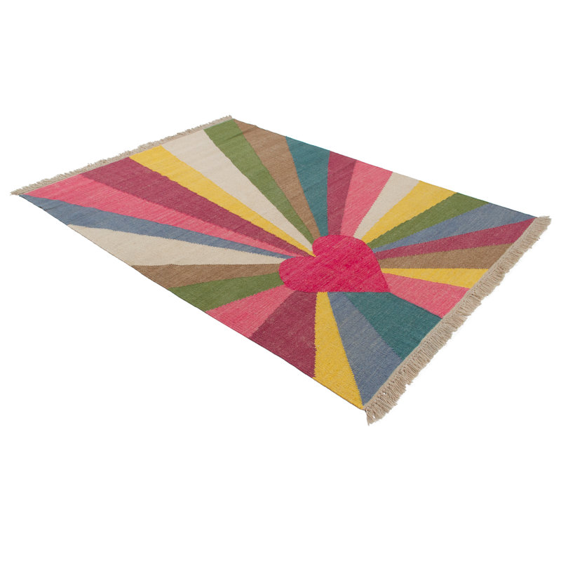 Lodewijk Ikat Hand Woven Area Rug, Rectangle 140 x 200cm