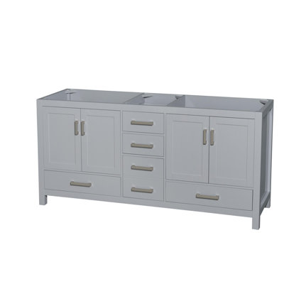 Sheffield 71" Freestanding Double Vanity Base Only