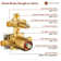 Calliope Wall Mounted 3 Function Retro Shower System with 3 Setting Handheld