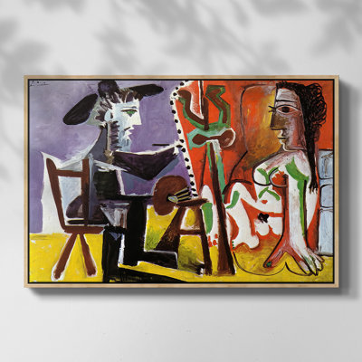 Cartes à jouer, verres, bouteille de rhum: "Vive la France", 1919-1915 - Pablo Picasso, toile tendue avec châssis