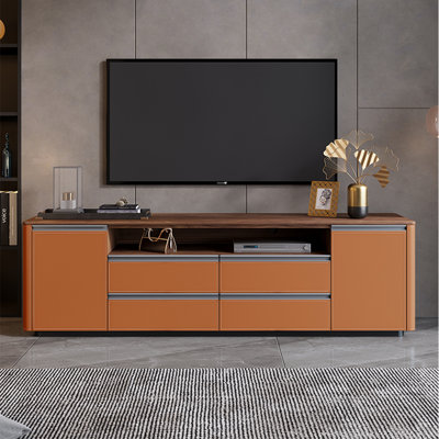 Meuble télé de style minimaliste au sol