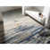 Bartel Abstract Hand-Tufted Navy/Beige Area Rug
