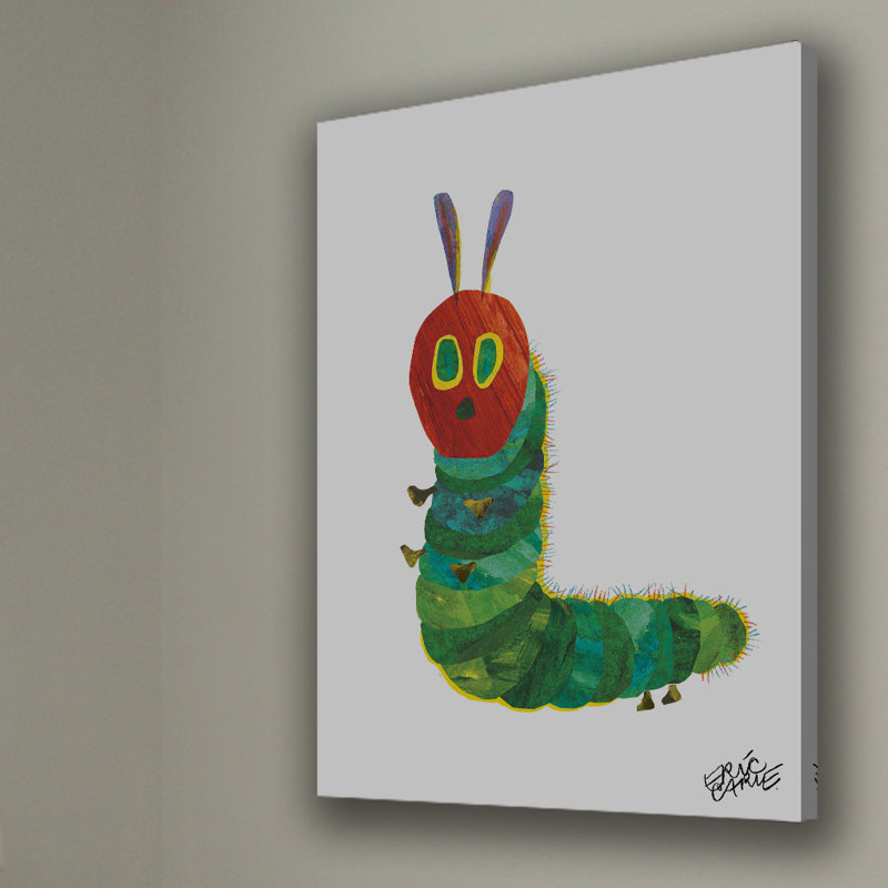 Friendly Caterpillar - Painting on Canvas, 76cm H x 51cm W