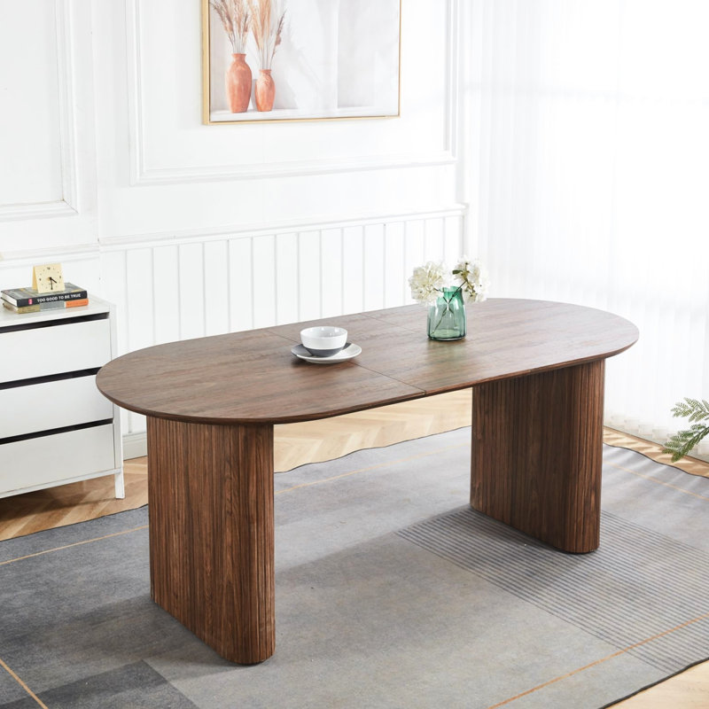 Table de salle à manger pour 4 à 6 personnes, table basse extensible et idéale pour les loisirs, détails confortables et confortables, prix après-vente bas, assemblage simple