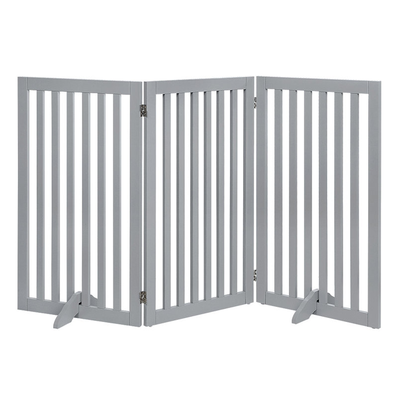Barrière pour animaux Renn, Gris, H 36 po x l 60 po x P 0,71 po