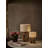 Famiglia Round Amber Vase Glass