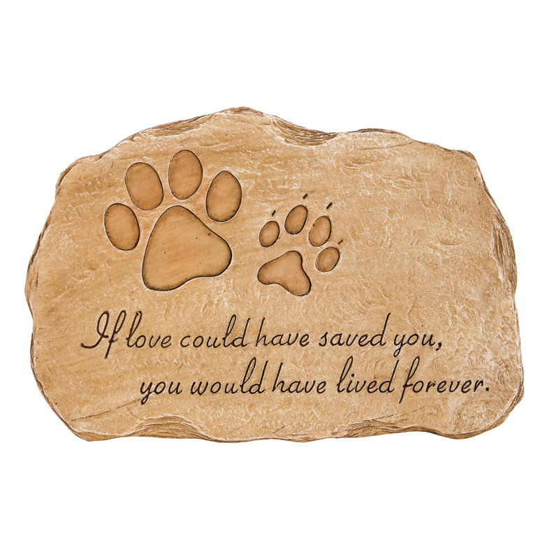 Pet Devotion Memorial Garden Stepping Stone