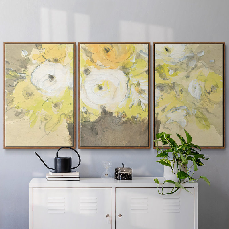 Table Bouquet I 3 pièces, H 40 po x l 78 po x P 2 po, Noyer