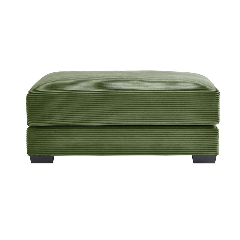 Velours côtelé 28 avec assise profonde et décontractée, tissu à haute densité à configuration flexible, tissu lisse et doux, base assortie